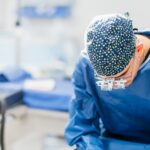 Cardiac specialist doctor getting ready for transplant