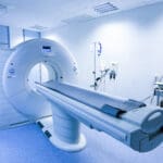 CT (Computed tomography) scanner in hospital